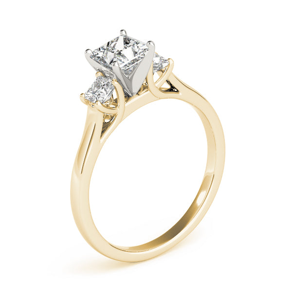 Princess Three-Stone Diamond Engagement Ring · 0.10 ct tw