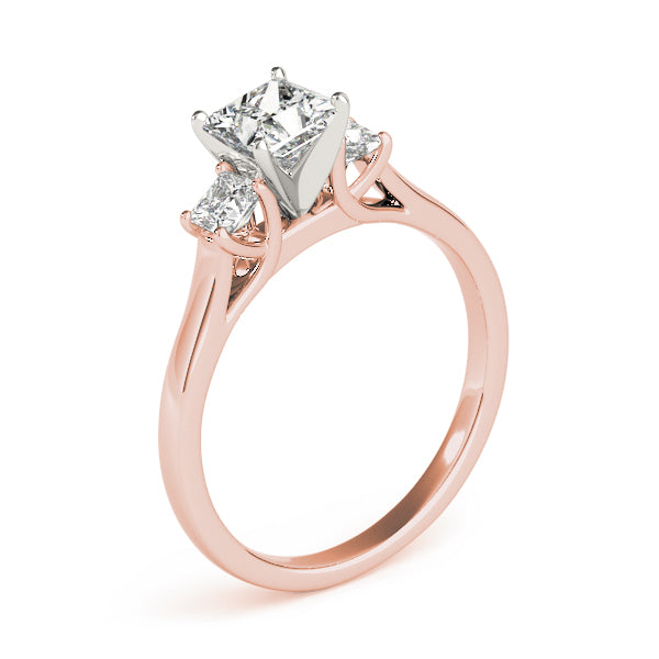 Princess Three-Stone Diamond Engagement Ring · 0.10 ct tw