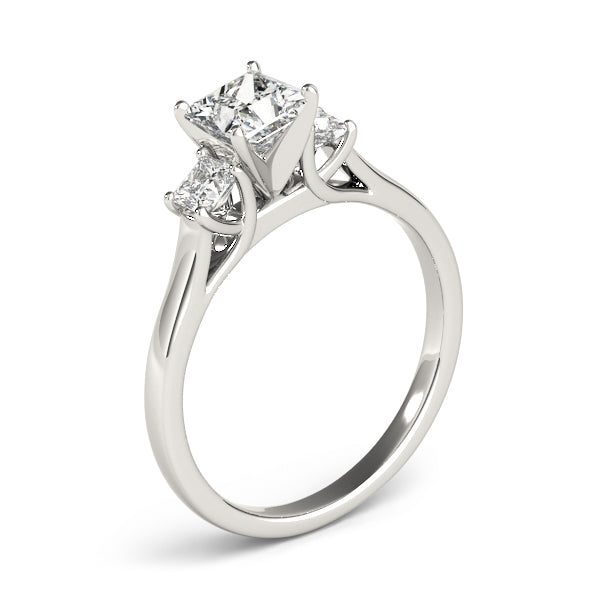 Princess Three-Stone Diamond Engagement Ring · 0.64 ct tw