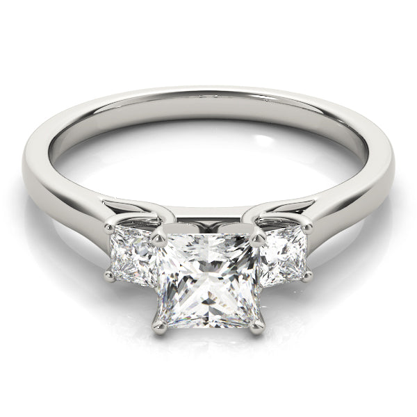 Princess Three-Stone Diamond Engagement Ring · 0.10 ct tw