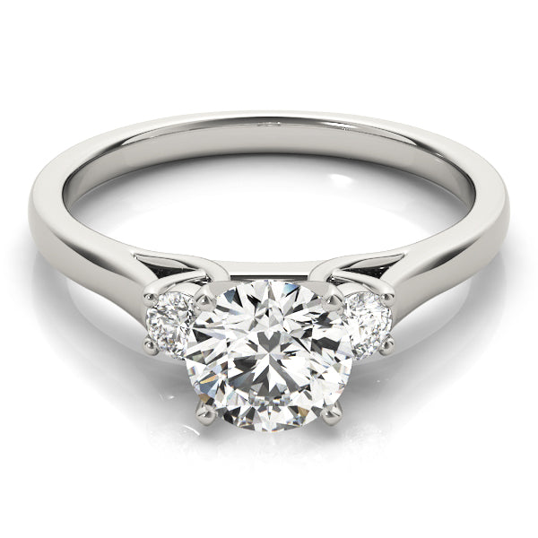 Princess Three-Stone Diamond Engagement Ring · 0.10 ct tw