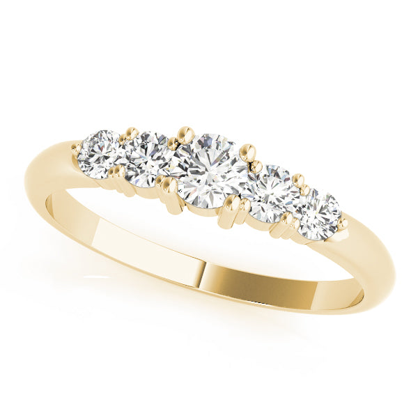 Round Prong Set Diamond Wedding Band · 0.75 ct tw