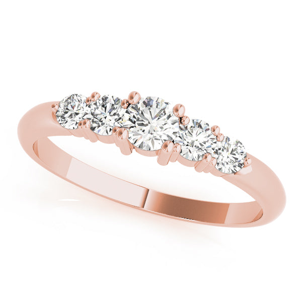 Round Prong Set Diamond Wedding Band · 0.75 ct tw