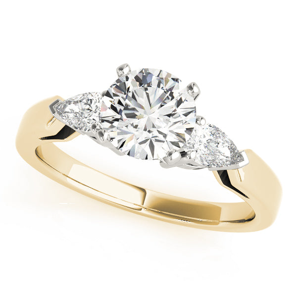Pear Three-Stone Diamond Engagement Ring · 0.14 ct tw