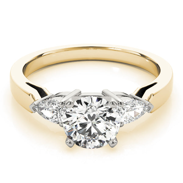 Pear Three-Stone Diamond Engagement Ring · 0.14 ct tw