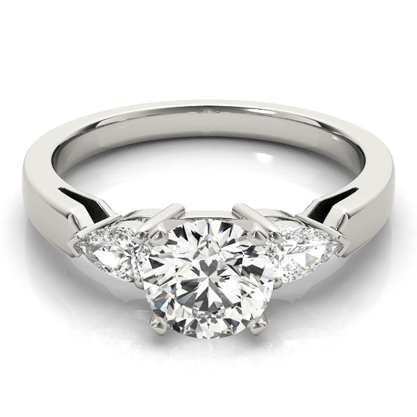 Pear Three-Stone Diamond Engagement Ring · 0.80 ct tw