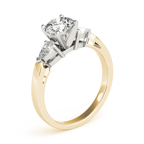 Pear Three-Stone Diamond Engagement Ring · 0.14 ct tw