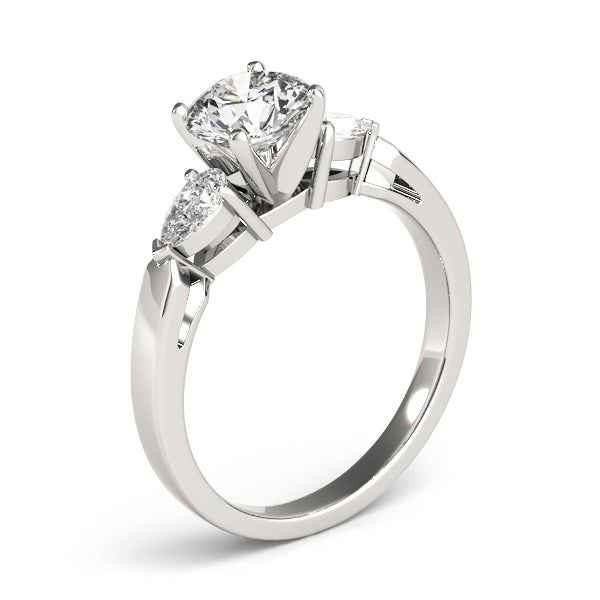 Pear Three-Stone Diamond Engagement Ring · 0.80 ct tw