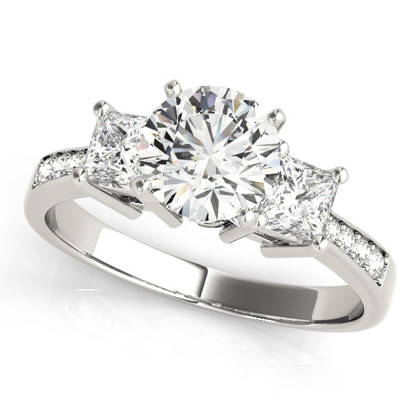 Princess Three-Stone Diamond Engagement Ring · 0.26 ct tw