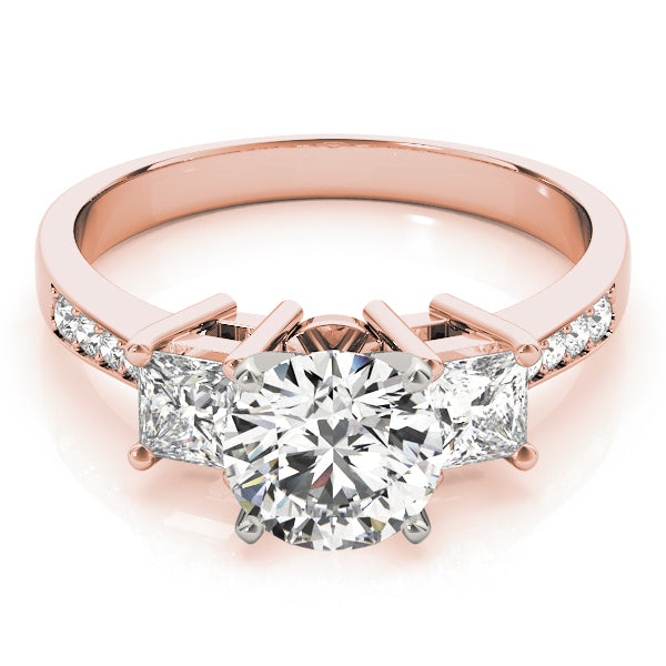 Princess Three-Stone Diamond Engagement Ring · 0.72 ct tw