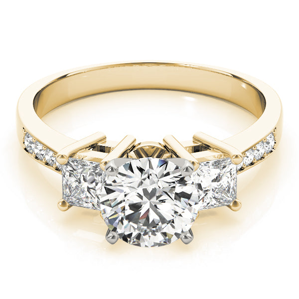 Princess Three-Stone Diamond Engagement Ring · 0.72 ct tw