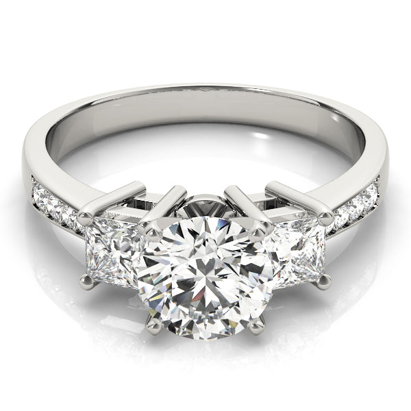 Princess Three-Stone Diamond Engagement Ring · 0.39 ct tw