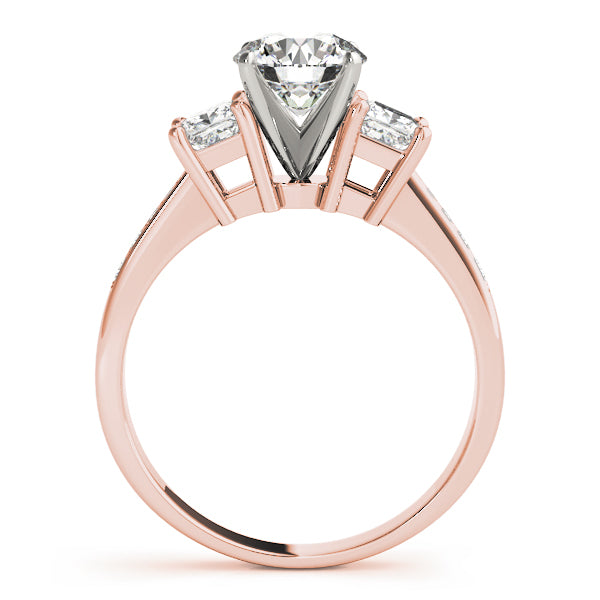 Princess Three-Stone Diamond Engagement Ring · 0.72 ct tw