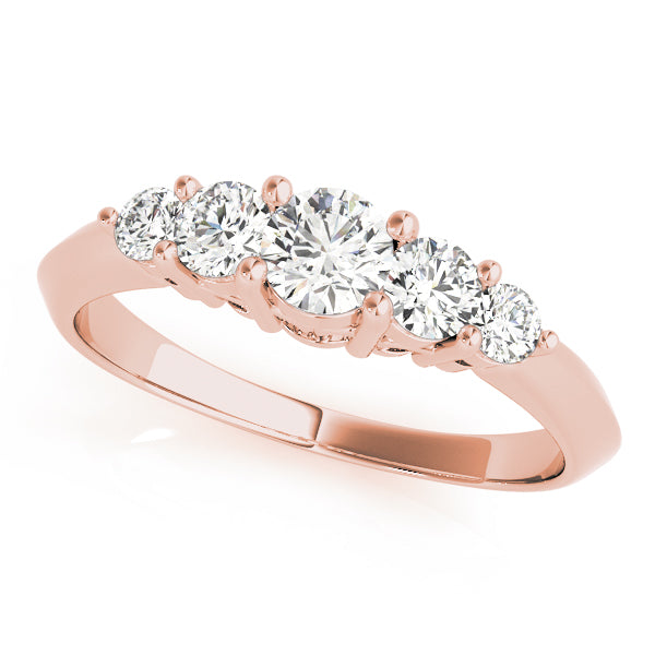 Round Prong Set Diamond Wedding Band · 0.61 ct tw