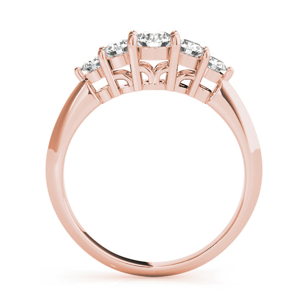 Round Prong Set Diamond Wedding Band · 0.61 ct tw