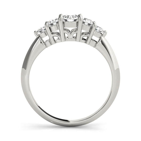 Round Prong Set Diamond Wedding Band · 0.61 ct tw