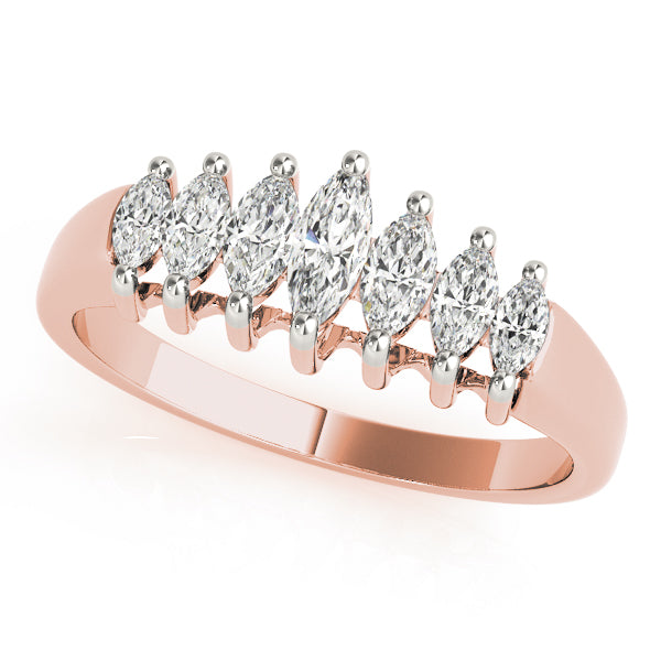 Marquise Fancy Shape Diamond Wedding Band · 0.24 ct tw