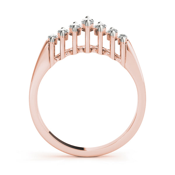 Marquise Fancy Shape Diamond Wedding Band · 0.24 ct tw