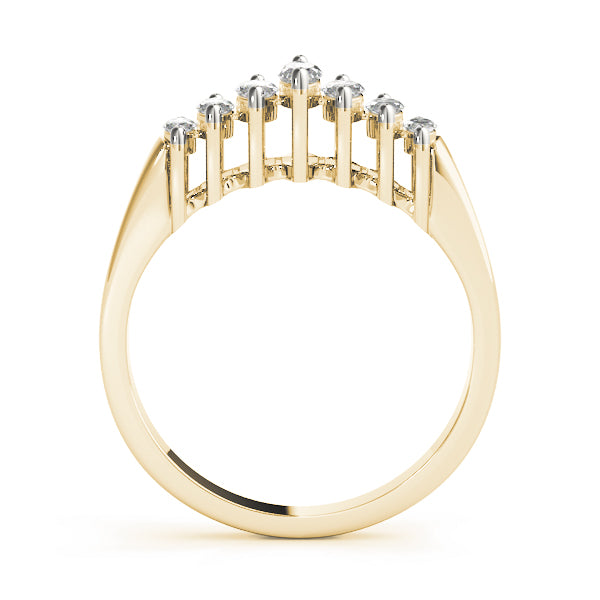 Marquise Fancy Shape Diamond Wedding Band · 0.99 ct tw