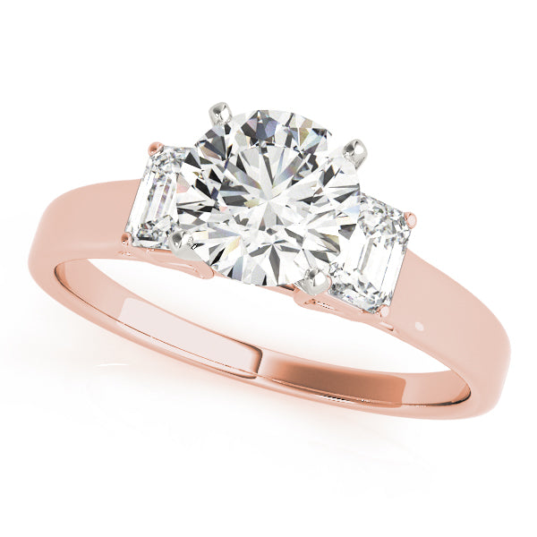 Oval Three-Stone Diamond Engagement Ring · 0.50 ct tw