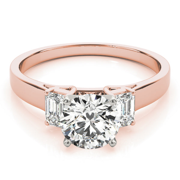 Oval Three-Stone Diamond Engagement Ring · 0.30 ct tw