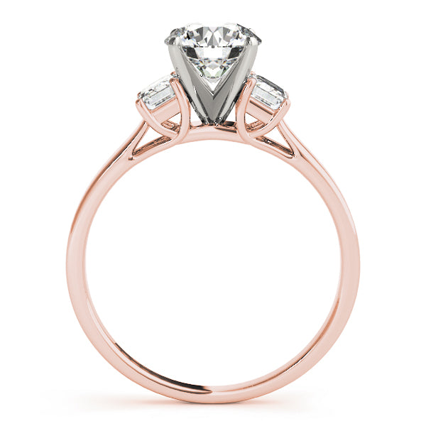 Oval Three-Stone Diamond Engagement Ring · 0.30 ct tw