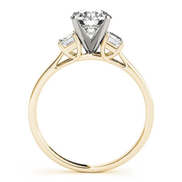 Oval Three-Stone Diamond Engagement Ring · 0.30 ct tw