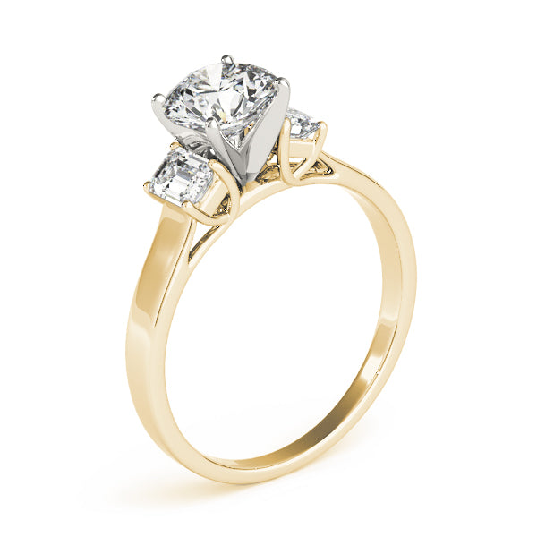 Oval Three-Stone Diamond Engagement Ring · 0.30 ct tw