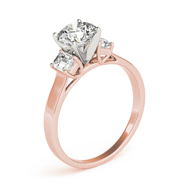Oval Three-Stone Diamond Engagement Ring · 0.30 ct tw
