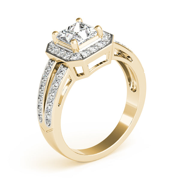 Square Princess & Cushion Gemstone Fashion Ring · 0.44 ct tw