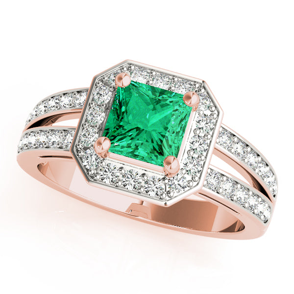 Square Princess & Cushion Gemstone Fashion Ring · 0.44 ct tw