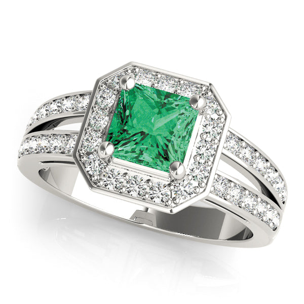 Square Princess & Cushion Gemstone Fashion Ring · 0.44 ct tw