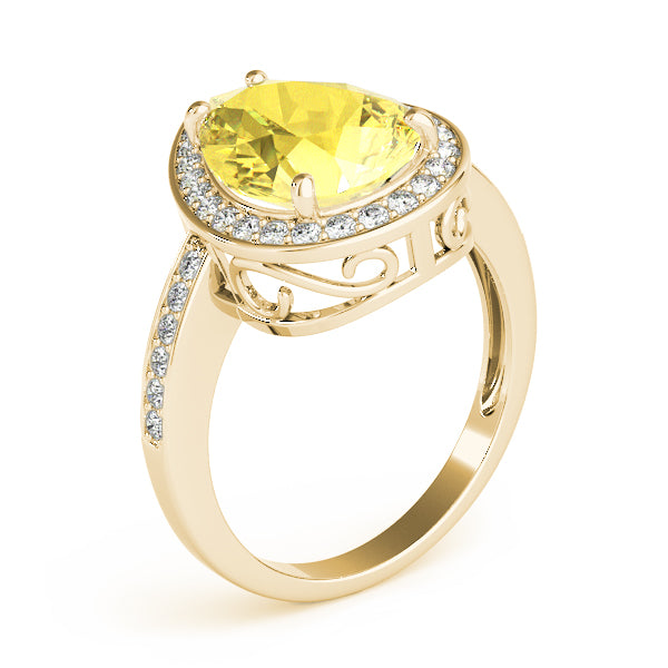 Pear Gemstone Fashion Ring · 0.43 ct tw