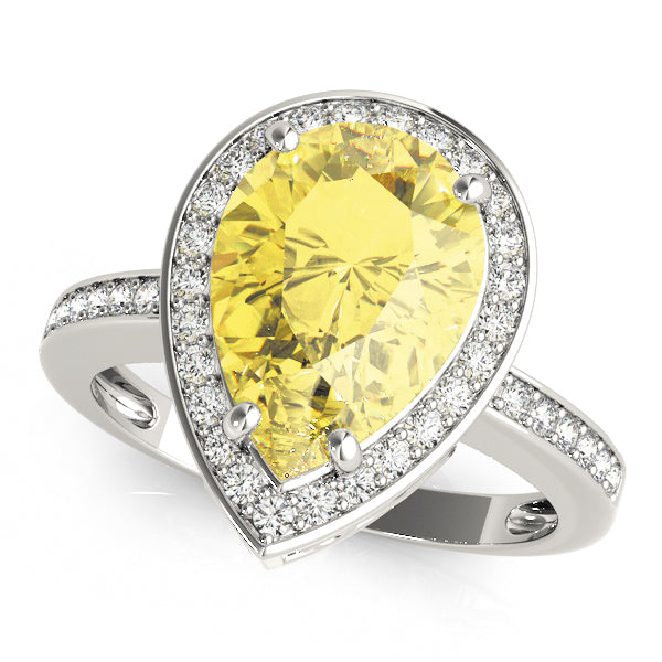 Pear Gemstone Fashion Ring · 0.43 ct tw