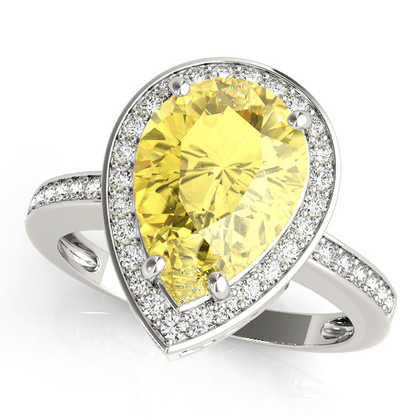Pear Gemstone Fashion Ring · 0.28 ct tw