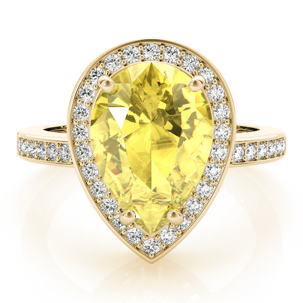 Pear Gemstone Fashion Ring · 0.28 ct tw