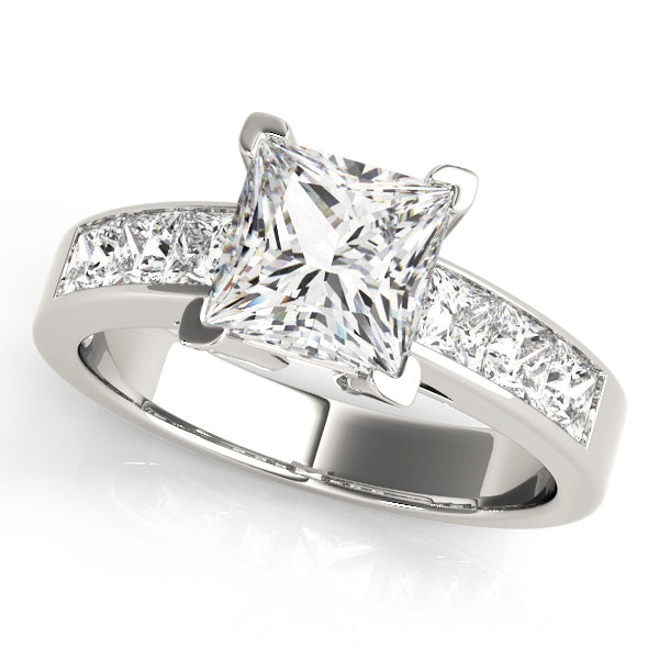 Square Fancy Shape Princess Diamond Engagement Ring · 2.46 ct tw