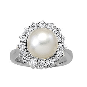 Pearl Gemstone Fashion Ring · 0.52 ct tw