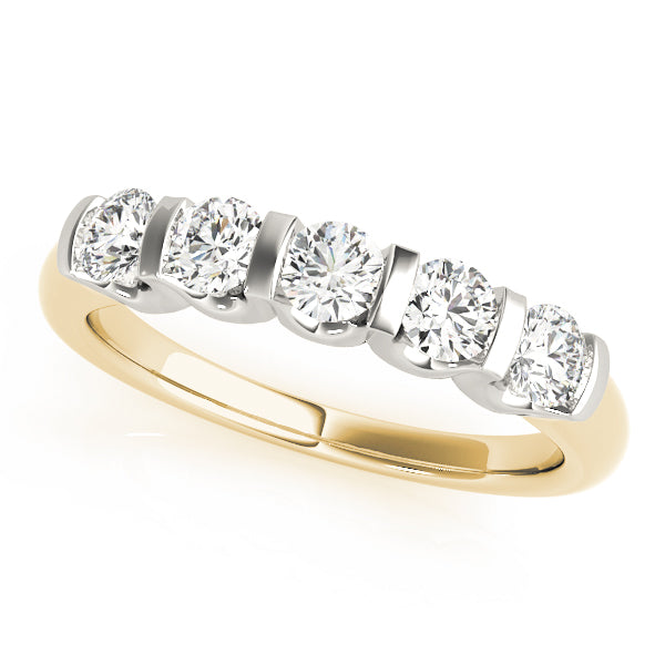Bar Set Diamond Wedding Band · 1.00 ct tw