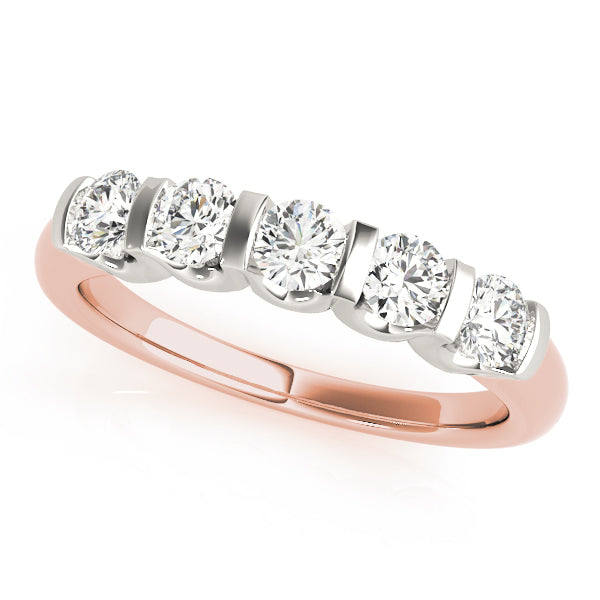 Bar Set Diamond Wedding Band · 0.50 ct tw