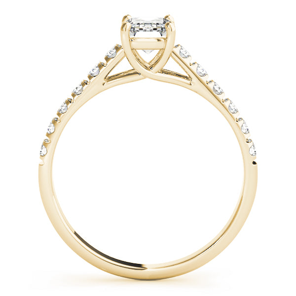 Emerald Trellis Diamond Engagement Ring · 0.30 ct tw