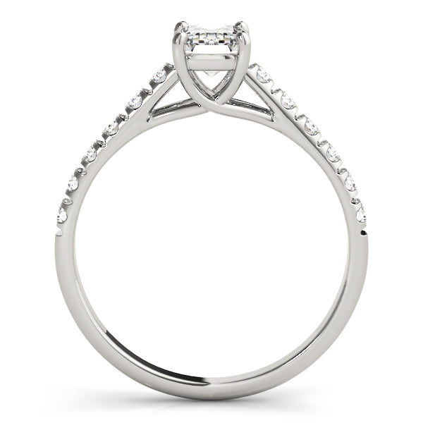Emerald Trellis Diamond Engagement Ring · 0.51 ct tw