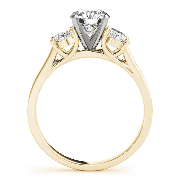 Oval Three-Stone Diamond Engagement Ring · 0.30 ct tw