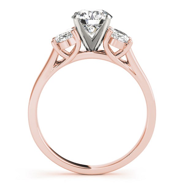 Oval Three-Stone Diamond Engagement Ring · 0.30 ct tw