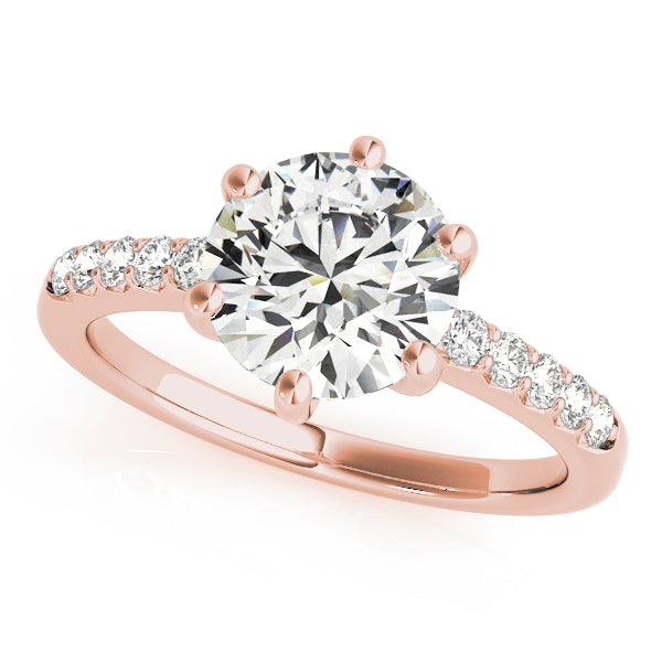 Round Single Row Prong Set Diamond Engagement Ring · 2.23 ct tw