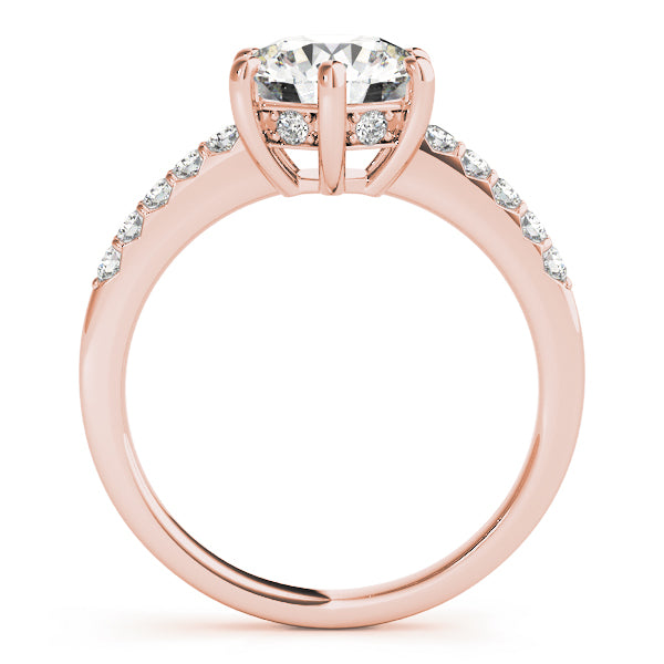 Round Single Row Prong Set Diamond Engagement Ring · 0.36 ct tw