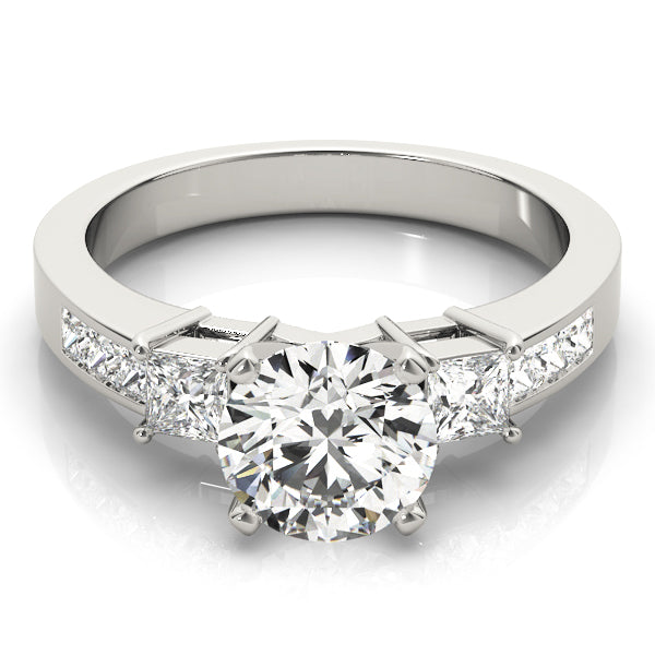 Princess Three-Stone Diamond Engagement Ring · 0.55 ct tw
