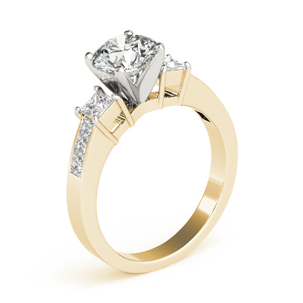 Princess Three-Stone Diamond Engagement Ring · 0.55 ct tw