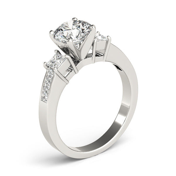 Princess Three-Stone Diamond Engagement Ring · 0.55 ct tw