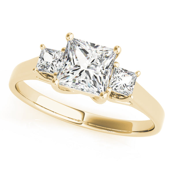 Square Three-Stone Princess Diamond Engagement Ring · 1.15 ct tw